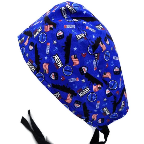 Marine Military Surgical Scrub Cap - Picture 1 of 4